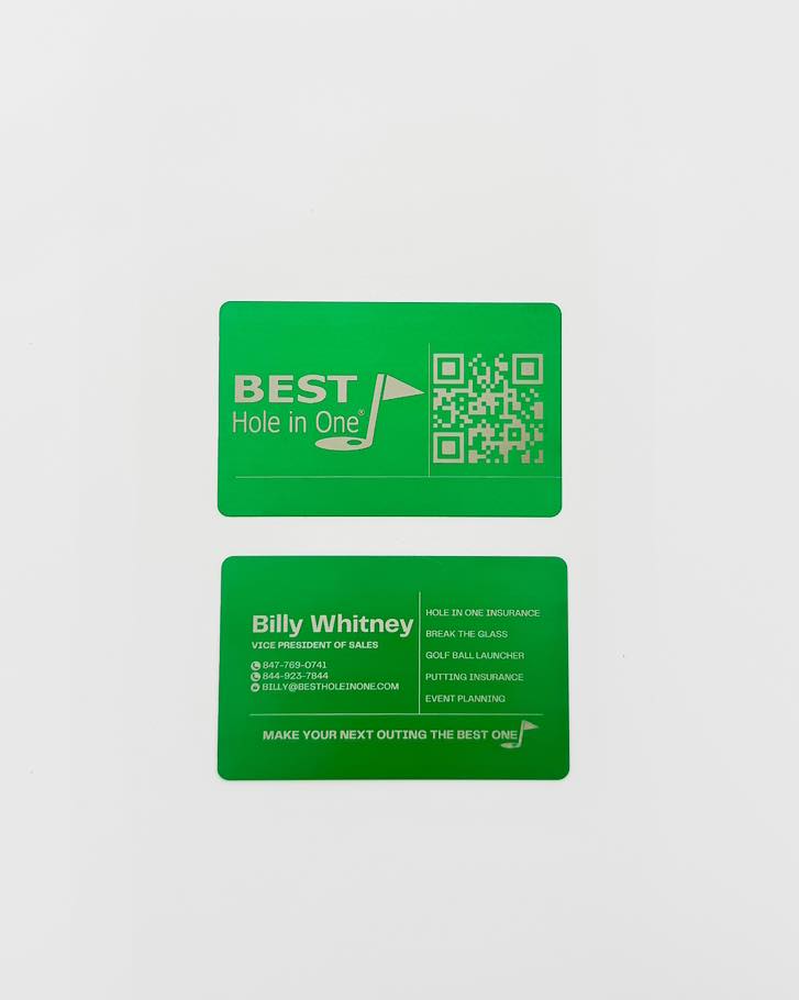 15 Custom Engraved Business Cards