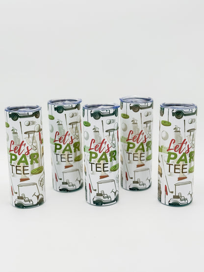 Let’s Par Tee Golf Tumbler