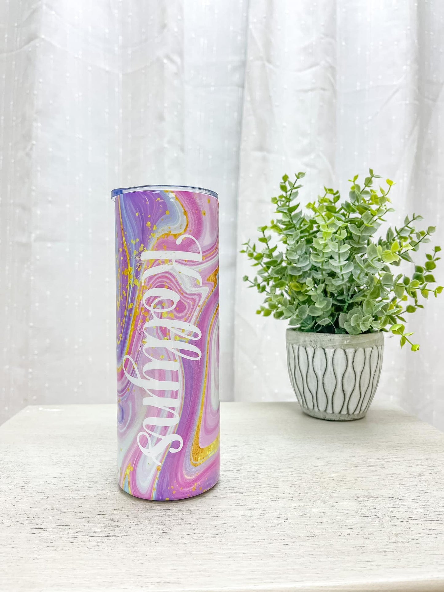 Personalized 15 oz. Skinny Tumbler